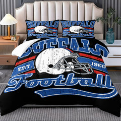Buffalo Bills Comforter Pillowcase Sets Blanket All Season Reversible Quilted Duvet