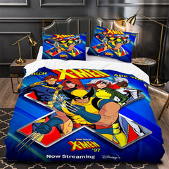 X Men 97 Season 1 Duvet Cover Quilt Case Pillowcase Bedding Set Without Filler