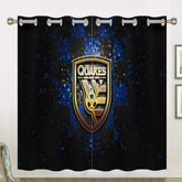 San Jose Soccer Earthquakes Blackout Curtains Drapes For Window Treatment Set