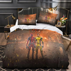 2025 NEW Deadpool And Wolverine Bedding Set Quilt Duvet Covers Bedding Sets