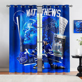 Auston Matthews Blackout Curtains Drapes for Window Treatment Set