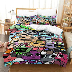 Dandy's World Duvet Cover Quilt Case Pillowcase Bedding Set Without Filler