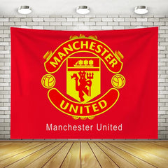 2025 New Manchester United Football Club Wall Decor Hanging Tapestry Home Bedroom Living Room Decoration Wall Decor