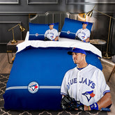Toronto Baseball Blue Jays Duvet Cover Quilt Case Pillowcases
