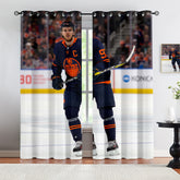 Connor Mcdavid Blackout Curtains Drapes for Window Treatment Set
