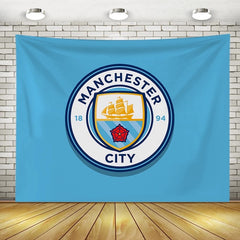 2025 New Manchester City Football Club Wall Decor Hanging Tapestry Home Bedroom Living Room Decoration Wall Decor