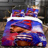 Stefon Marsean Diggs Rugby Football Player Duvet Cover Quilt Case Pillowcases