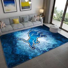 Detroit Lions Football League Carpet Living Room Bedroom Mats Kitchen Bathroom Rugs