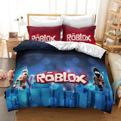 Game Roblox DynaBlocks Duvet Cover Quilt Case Pillowcase Bedding Set
