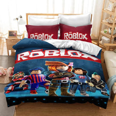 Game Roblox DynaBlocks Duvet Cover Quilt Case Pillowcase Bedding Set