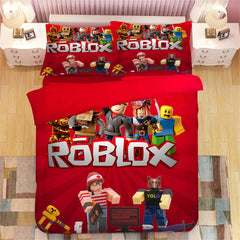Game Roblox DynaBlocks Duvet Cover Quilt Case Pillowcase Bedding Set