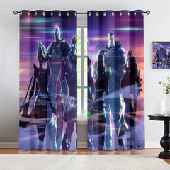 Marvel Rivals Star Lord Blackout Curtains Drapes For Window Treatment Set