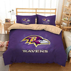 Baltimore Ravens Football League Duvet Cover Quilt Cover Pillowcase Bedding Set