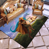 Raya and The Last Dragon Carpet Living Room Bedroom Sofa Rug Door Mat Kitchen Bathroom Mats for Kids Adults