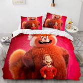 2026 NEW Cartoon Turning Red Bedding Set Quilt Duvet Cover Bedding Sets