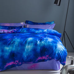 2025 NEW 3-Piece Galaxy Sky Bedding Set Duvet Covers Without Filler