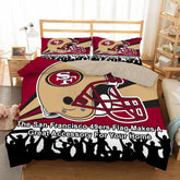 San Francisco 49ers Football League #5 Duvet Cover Quilt Cover Pillowcase Bedding Set Bed Linen Home Bedroom Decor