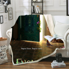 Encanto Mirabel Blanket Super Soft Cozy Sherpa Fleece Throw Blanket for Kids Adults