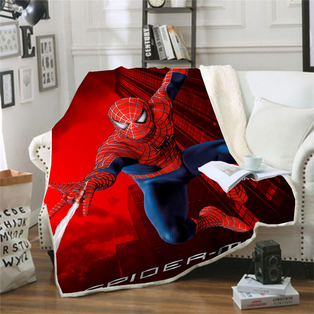 Spiderman best sale blanket fleece