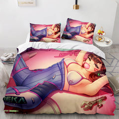 2025 NEW Anime Cute Girls Cosplay Bedding Sets Quilt Cover Without Filler
