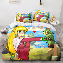 2025 NEW Anime Cute Girls Cosplay Bedding Sets Quilt Cover Without Filler
