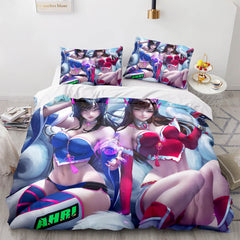 2025 NEW Anime Cute Girls Cosplay Bedding Sets Quilt Cover Without Filler