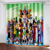2025 NEW Anime Dragon Ball Curtains Pattern Blackout Window Drapes