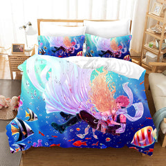 2026 NEW Anime Fairy Tail Cosplay Bedding Set Quilt Covers Without Filler