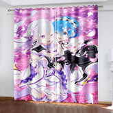 2025 NEW Anime Genshin Impact Curtains Cosplay Blackout Window Treatments Drapes