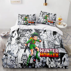 2026 NEW Anime HUNTER×HUNTER Bedding Set Cosplay Quilt Cover Without Filler