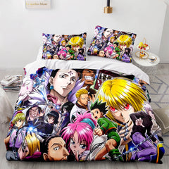 2026 NEW Anime HUNTER×HUNTER Bedding Set Cosplay Quilt Cover Without Filler