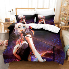 2026 NEW Anime Kizuna AI Cosplay Bedding Set Quilt Covers Without Filler