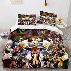 2025 NEW Anime My Hero Academia Bedding Set Cosplay Quilt Cover Without Filler