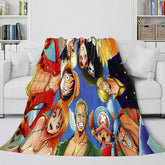 2025 NEW Anime ONE PIECE Throw Flannel Fleece Blanket Soft Cozy Bedding Sets