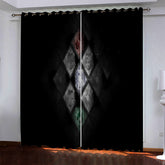 2025 NEW Attack On Titan Pattern Curtains Blackout Window Drapes
