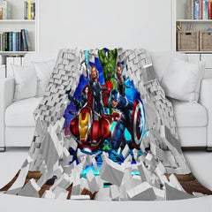 2025 NEW Avengers 4 Flannel Blanket Fleece Throw Cosplay Blanket Wrap Nap Quilt