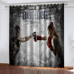 2025 NEW BOXING Curtains Cosplay Blackout Window Drapes Room Decoration
