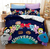 2026 NEW BT21 Bedding Set Quilt Cover Without Filler