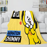 2025 NEW BT21 Cosplay Flannel Blanket Throw