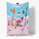 2025 NEW BT21 Flannel Fleece Throw Cosplay Blanket