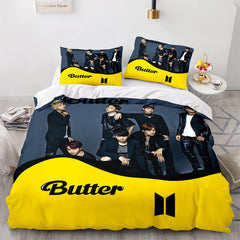 2025 NEW BTS Butter Cosplay Bedding Sets Quilt Covers Without Filler