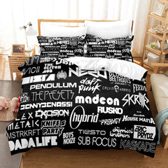 2025 NEW BTS Cosplay 3 Piece Bedding Sets Quilt Cover Without Filler