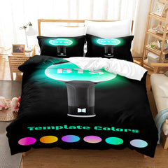 2025 NEW BTS Cosplay 3 Piece Bedding Sets Quilt Cover Without Filler