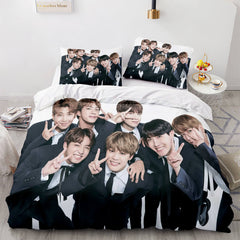 2026 NEW BTS Team Cosplay Bedding Set Quilt Covers Room Decoration
