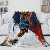 2025 NEW Basketball Team Flannel Fleece Throw Cosplay Blanket