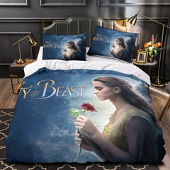 2025 NEW Beauty and the Beast Bedding Set Quilt Duvet Cover Without Filler