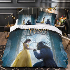 2025 NEW Beauty and the Beast Bedding Set Quilt Duvet Cover Without Filler