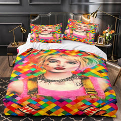 2025 NEW Birds of Prey Harley Quinn Bedding Set Quilt Duvet Cover Bedding Sets