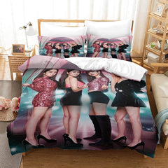 2026 NEW Blackpink Bedding Sets Pattern Quilt Cover Without Filler