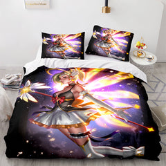 2025 NEW Blackwatch Mercy Overwatch Cosplay Bedding Set Quilt Covers Without Filler